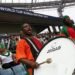 Peter-Makembo Drumming during a game