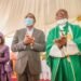 Archbishop Mpundu with Hichilema.