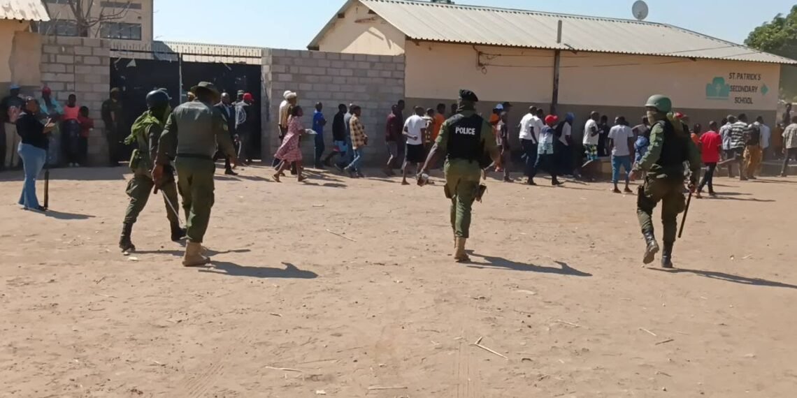 Police stop, teargas Nkombo campaign launch